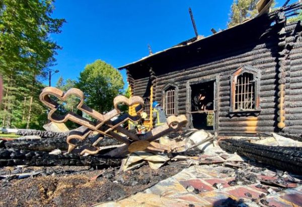 Fire Destroys an Orthodox Church in Estonia