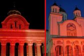 Romanian Churches Illuminated in Red Draw Attention to Global Persecution of Christians