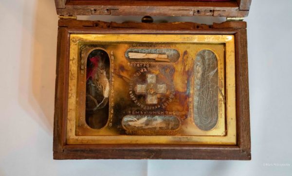 A Small Portion of Saint Nektarios’ Relics in the Wollongong Parish of Saint Nektarios