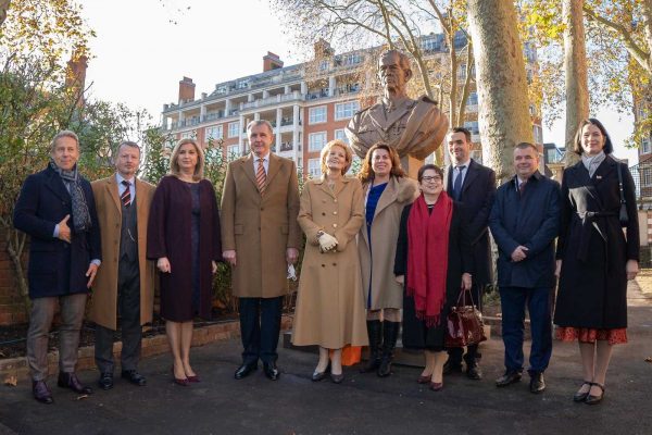 Romanian King Michael I’s bronze bust unveiled in London