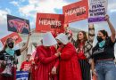 With prayers and signs, abortion demonstrators converge on U.S. Supreme Court