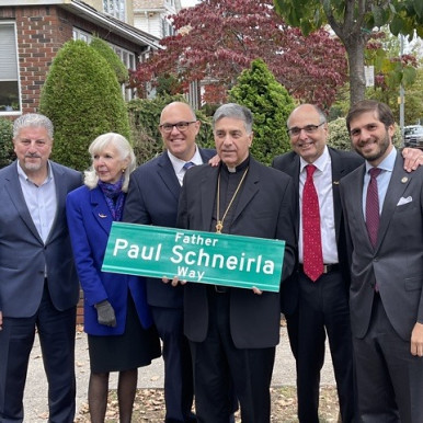 Brooklyn Street Co-Named for Antiochian Pastor Who Served a Half Century There