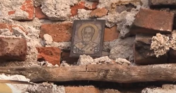 Only the Icon of St. Nicholas the Wonderworker Survives in a Burnt House in a Bulgarian Village