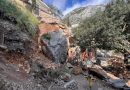 A Piece of Rock Falls Down on the Skete of St. Anna on Mt. Athos