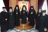 Bishops of the Russian Church Abroad are received by His Beatitude Patriarch Theophilos III of Jerusalem and All Palestine