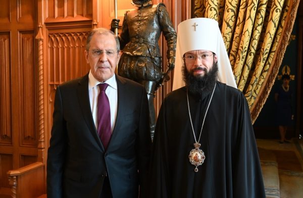 Metropolitan Anthony of Volokolamsk Meets with Russian Minister of Foreign Affairs