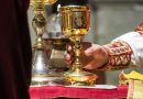 Orthodox Liturgy Held in Ancient French Church