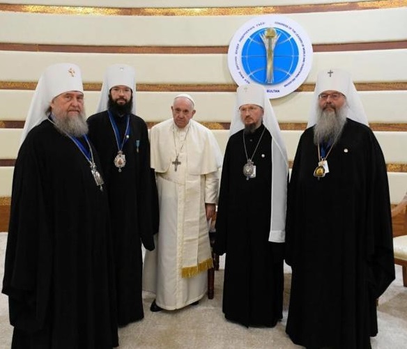 Delegation of the Moscow Patriarchate meets with Pope Francis of Rome